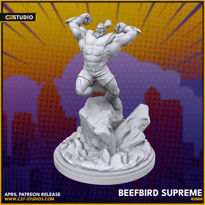 Thunderbird Marvel MCP-compatible resin miniature by C27 Studios - product image 3