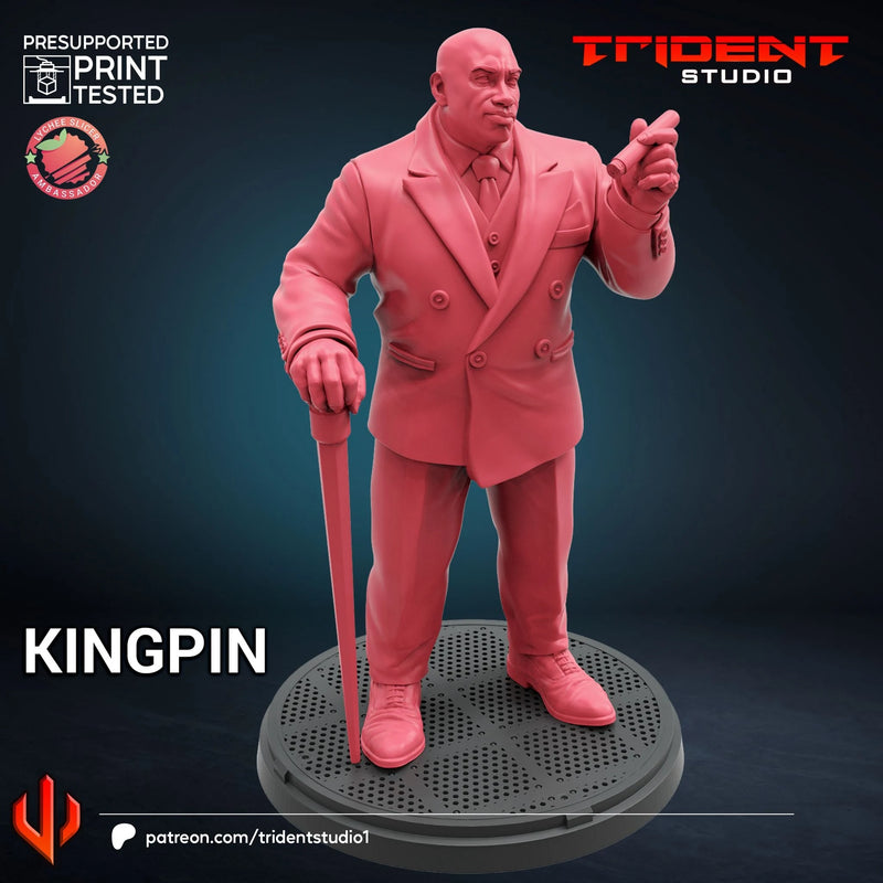 Kingpin - Sculpt D Marvel MCP-compatible 40mm resin proxy miniature by Trident Miniatures - product image 3