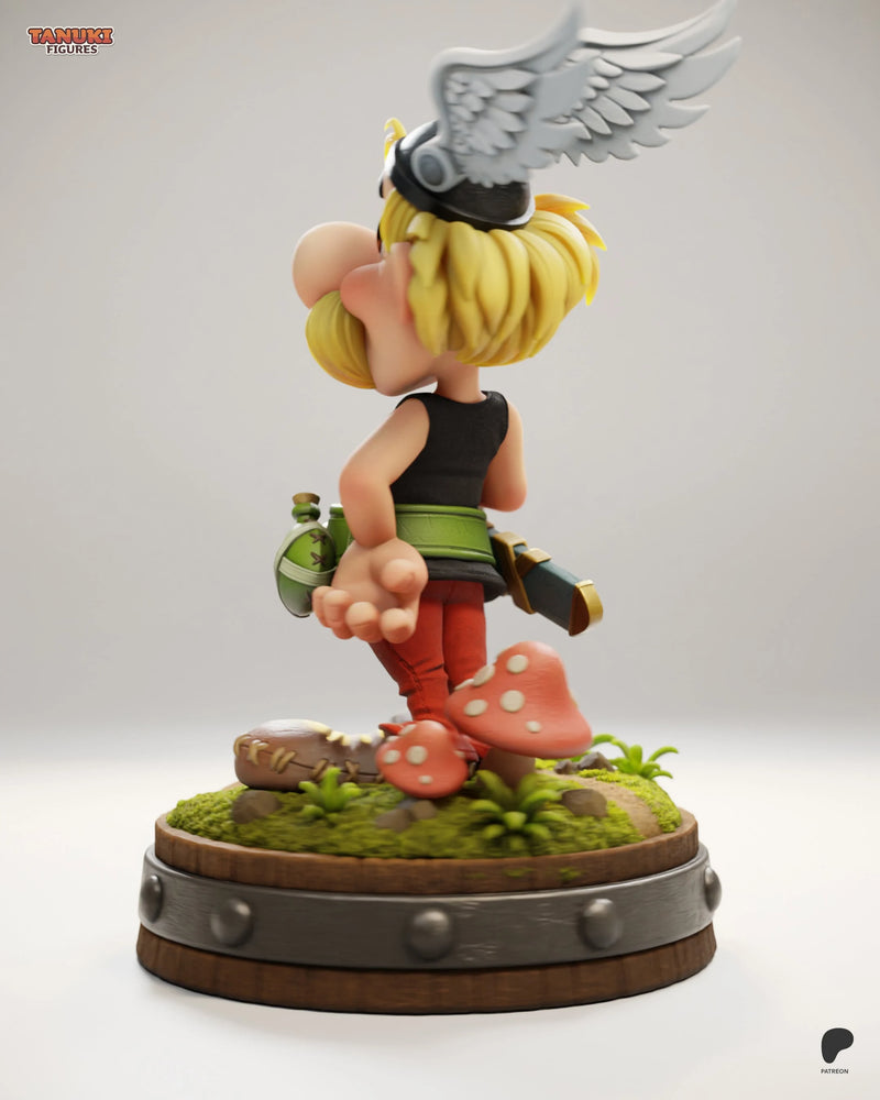 Asterix Toon Resin Figure - Toon view 3