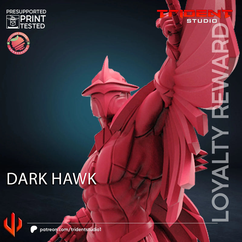 Darkhawk Marvel MCP-compatible 40mm resin proxy miniature by Trident Miniatures - product image 3