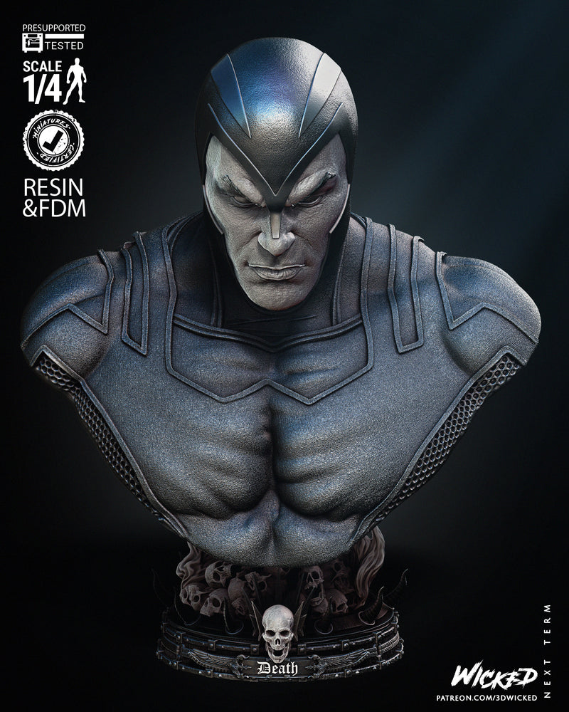 Archangel Bust Portrait resin bust kit view 3