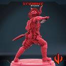 Killmonger - Sculpt B Marvel MCP-compatible 40mm resin proxy miniature by Trident Miniatures - product image 3