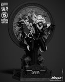 Black Cat Sculpture resin statue kit view 3
