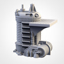 Mechanical Sector 3D printed terrain view 3