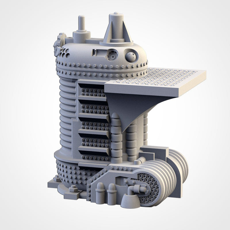Mechanical Sector 3D printed terrain view 3