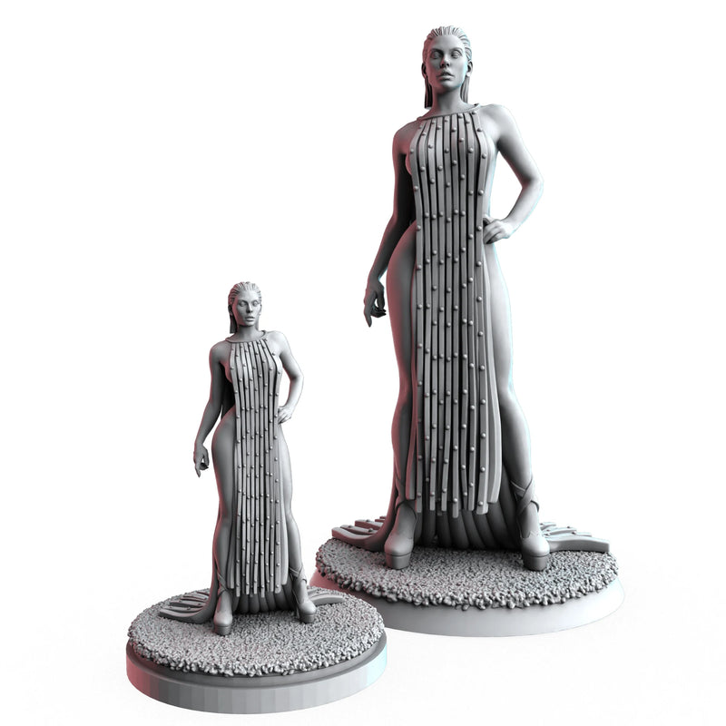 Emma Frost (Jan 2025 Sculpt) Marvel MCP-compatible resin miniature by C27 Studios - product image 3