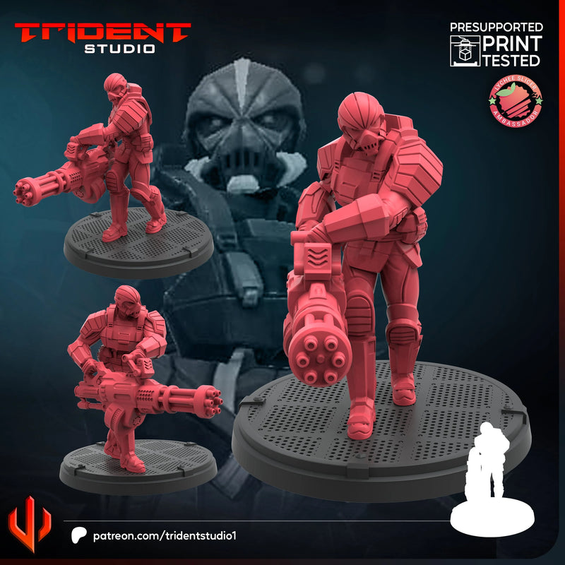 HYDRA Heavy Armor Marvel MCP-compatible 40mm resin proxy miniature by Trident Miniatures - product image 3