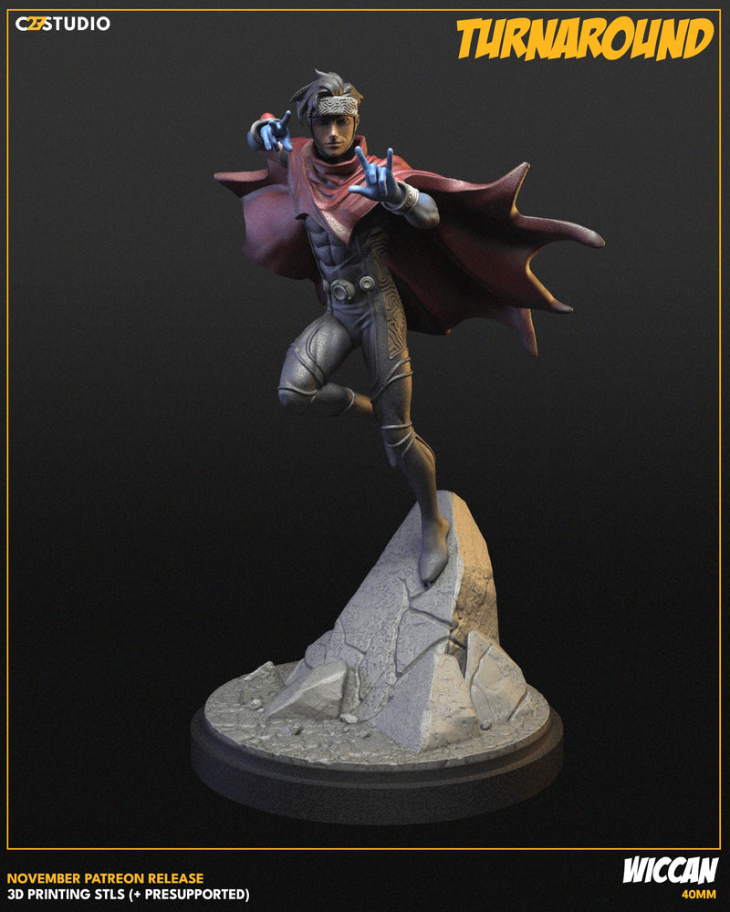 Wiccan Marvel MCP-compatible resin miniature by C27 Studios - product image 3