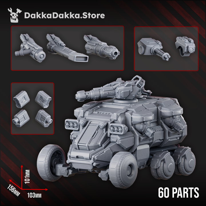 Goliath Transporter - DakkaDakka Resin Vehicle Kit - image 3