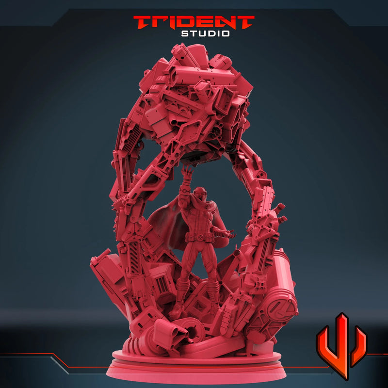 Magneto Marvel MCP-compatible 40mm resin proxy miniature by Trident Miniatures - product image 3