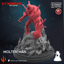 Molten Man Marvel MCP-compatible 40mm resin proxy miniature by Trident Miniatures - product image 3