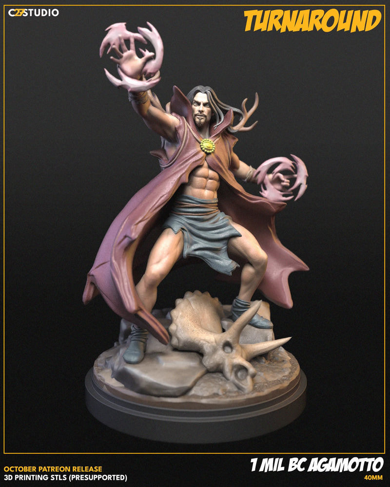 Agamotto (1 Mil BC) Marvel MCP-compatible resin miniature by C27 Studios - product image 3