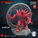 Surtur Marvel MCP-compatible 40mm resin proxy miniature by Trident Miniatures - product image 3