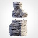 Rocky Mountains 3D printed terrain view 3
