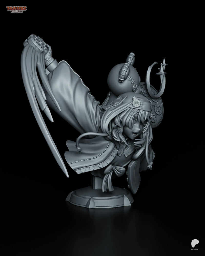 Bridget Resin Statue & Bust - Bust view 3