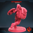 Red Guardian Xmas Special Marvel MCP-compatible 40mm resin proxy miniature by Trident Miniatures - product image 3