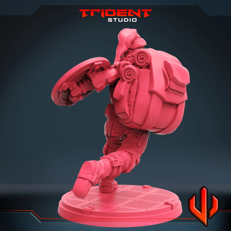 Red Guardian Xmas Special Marvel MCP-compatible 40mm resin proxy miniature by Trident Miniatures - product image 3