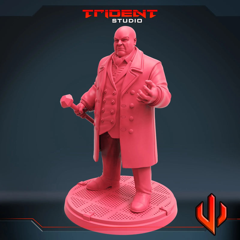 Kingpin - Sculpt C Marvel MCP-compatible 40mm resin proxy miniature by Trident Miniatures - product image 3