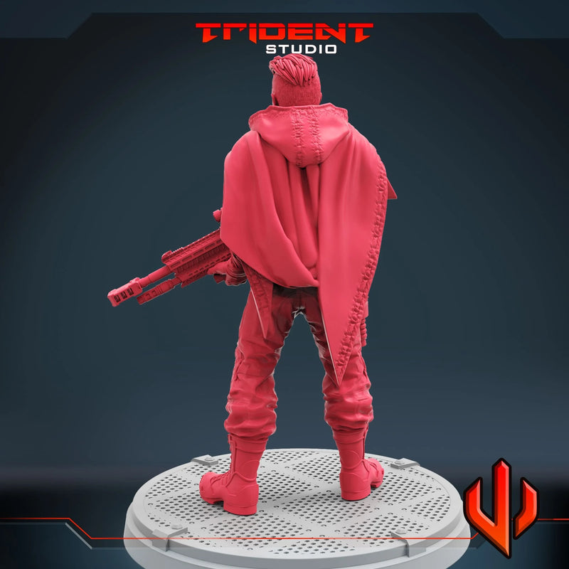 Cable MCU - Sculpt B Marvel MCP-compatible 40mm resin proxy miniature by Trident Miniatures - product image 3