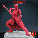 Okoye - Sculpt B Marvel MCP-compatible 40mm resin proxy miniature by Trident Miniatures - product image 3