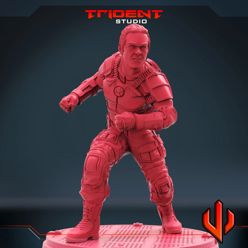 Patriot Marvel MCP-compatible 40mm resin proxy miniature by Trident Miniatures - product image 3