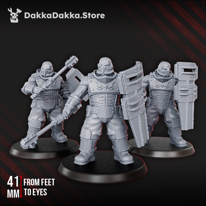 Dawnguard Ogres x3 - DakkaDakka Resin Miniature Squad - image 3