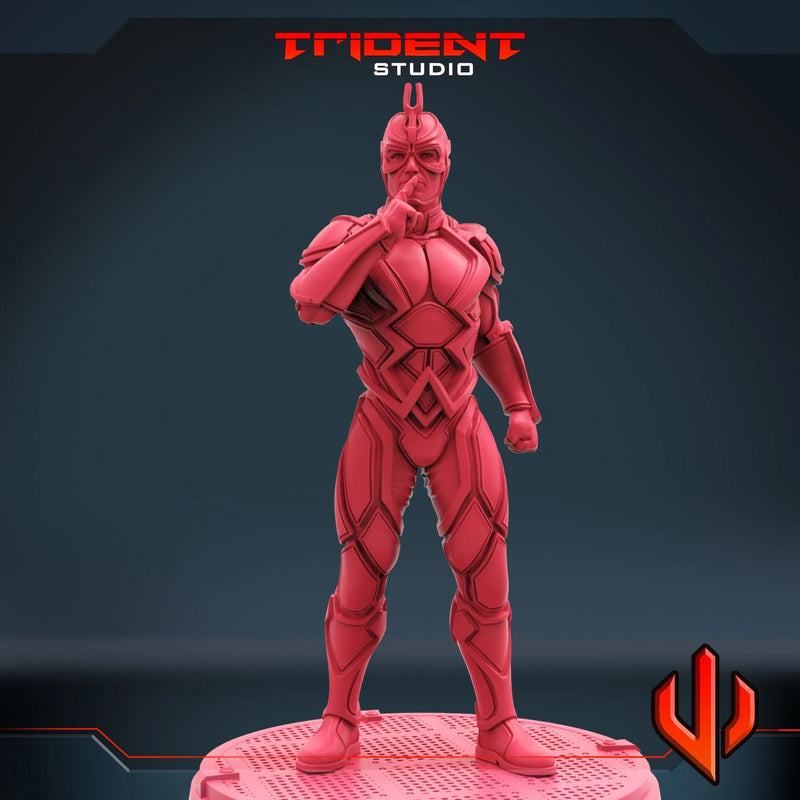 Black Bolt - Sculpt A Marvel MCP-compatible 40mm resin proxy miniature by Trident Miniatures - product image 3