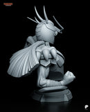 Shiryu Resin Statue & Bust - Bust view 3