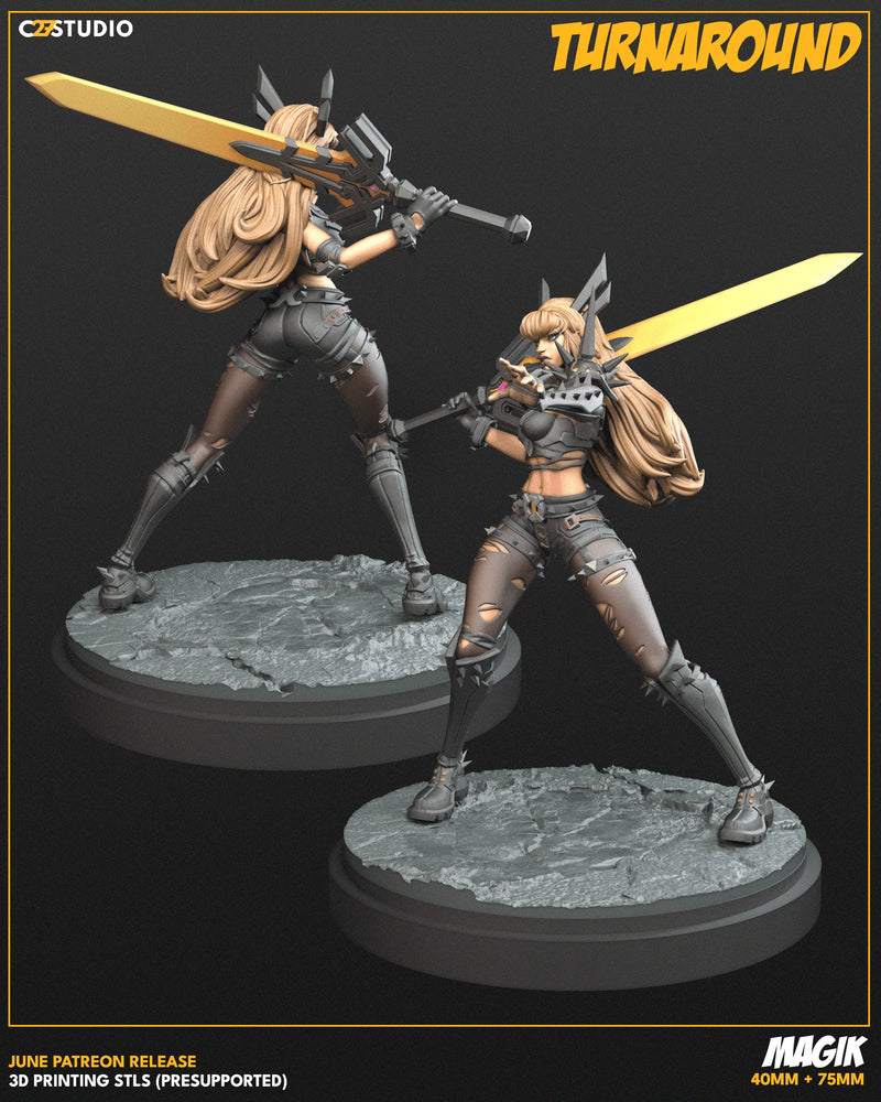 Magik Rivals Marvel MCP-compatible resin miniature by C27 Studios - product image 3