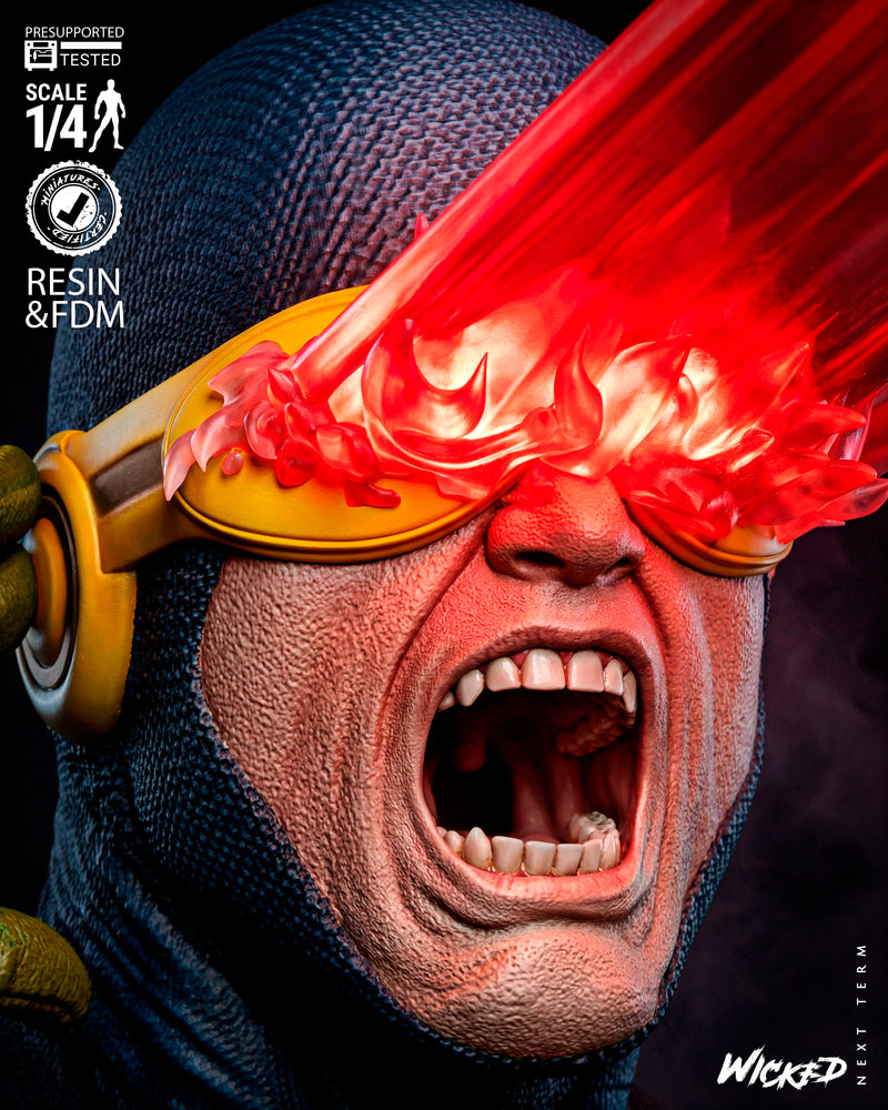 Cyclops Portrait Bust resin bust kit view 3