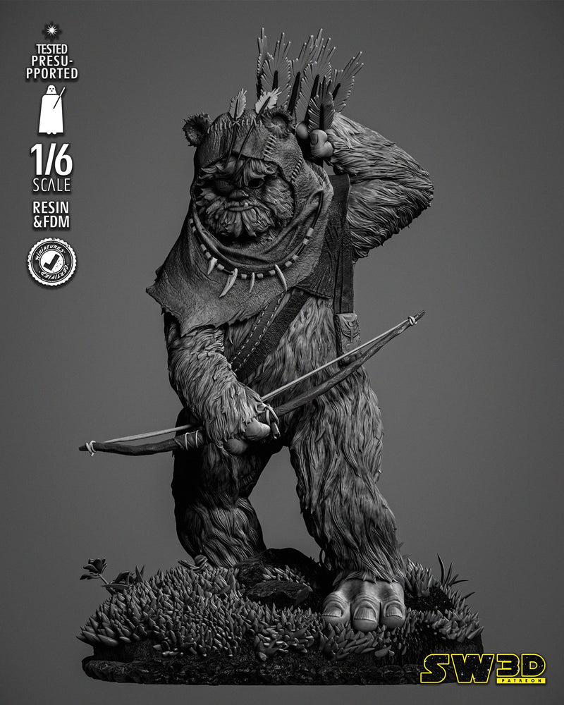 Ewok 3 Sculpture