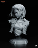 Android 18 Resin Statue & Bust - Bust view 3