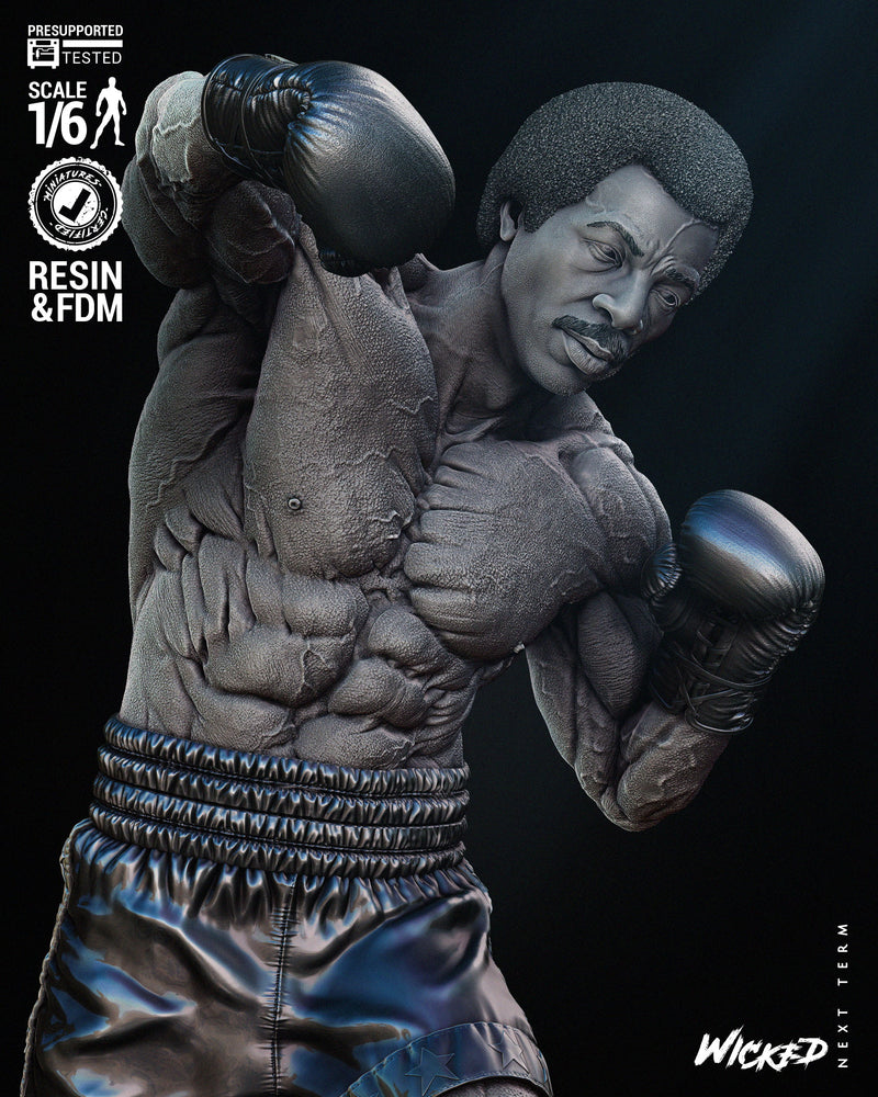Apollo Creed Sculpture resin statue kit view 3