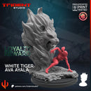 White Tiger (Ava Ayala) Marvel MCP-compatible 40mm resin proxy miniature by Trident Miniatures - product image 3