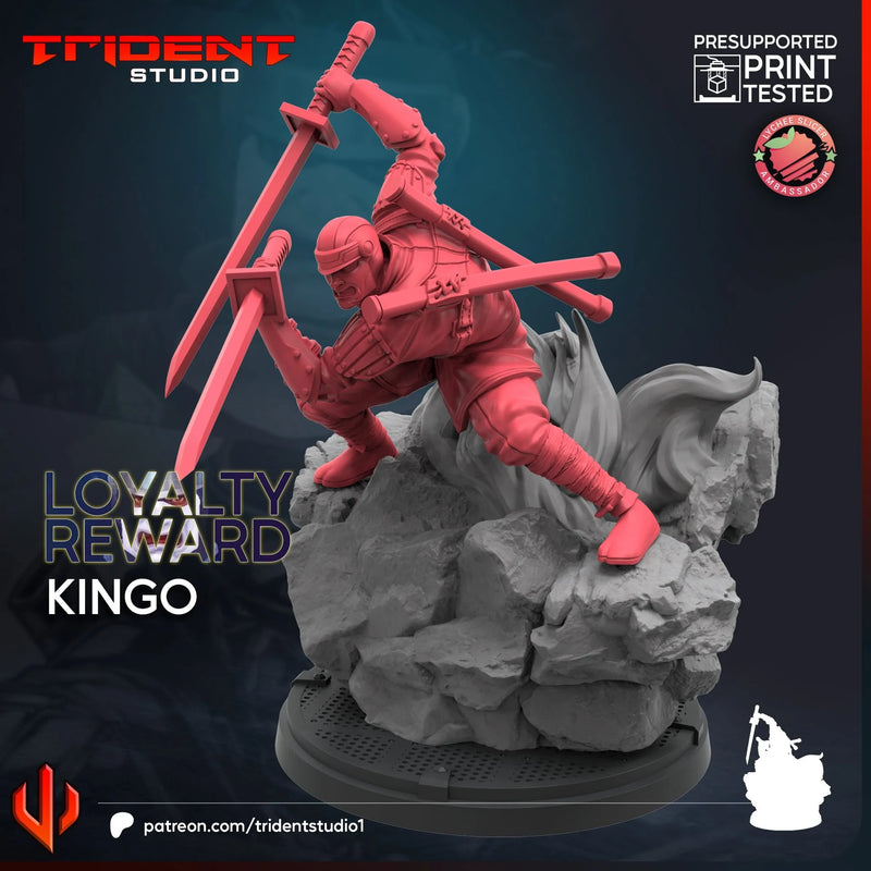 Kingo Marvel MCP-compatible 40mm resin proxy miniature by Trident Miniatures - product image 3