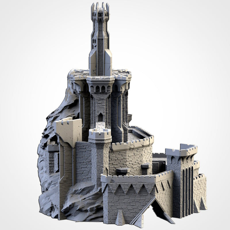 Dark Fortress 3D printed terrain view 3