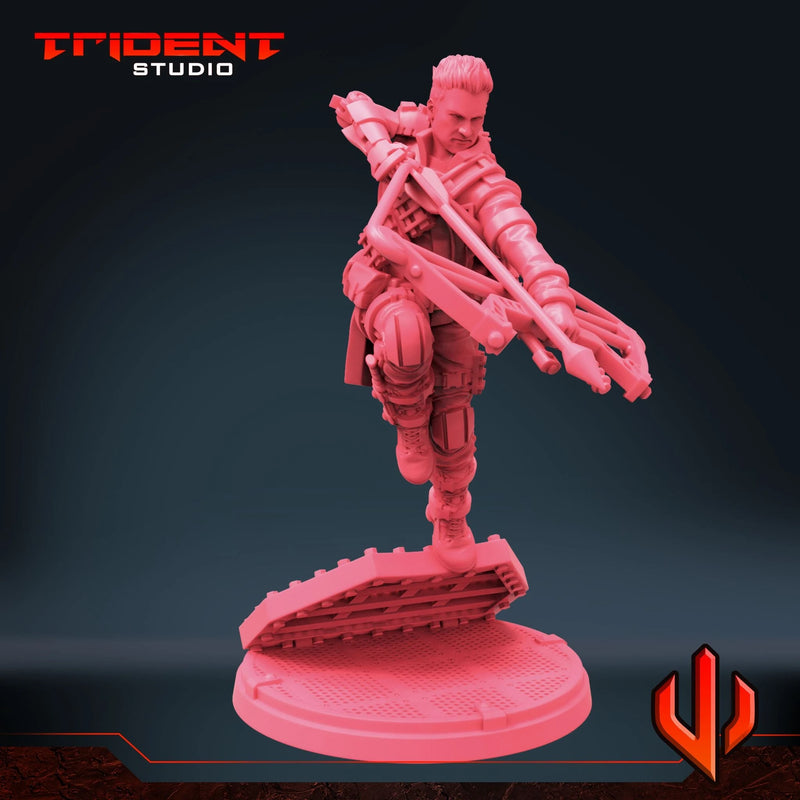 Hawkeye Multiverse - Sculpt B Marvel MCP-compatible 40mm resin proxy miniature by Trident Miniatures - product image 3