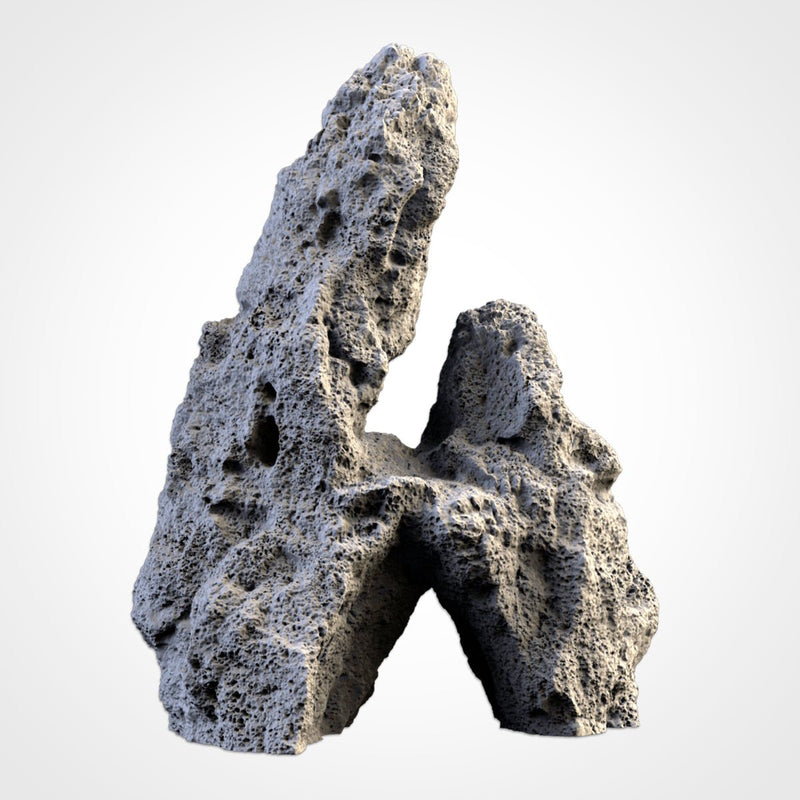 Volcanic Rocks 3D printed terrain view 3