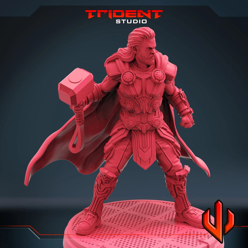 Thor Love And Thunder - Sculpt A Marvel MCP-compatible 40mm resin proxy miniature by Trident Miniatures - product image 3