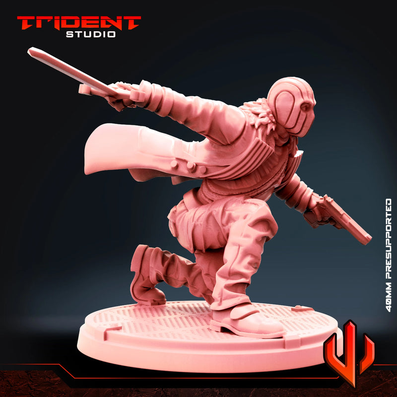 Baron Zemo 2021 - Sculpt B Marvel MCP-compatible 40mm resin proxy miniature by Trident Miniatures - product image 3