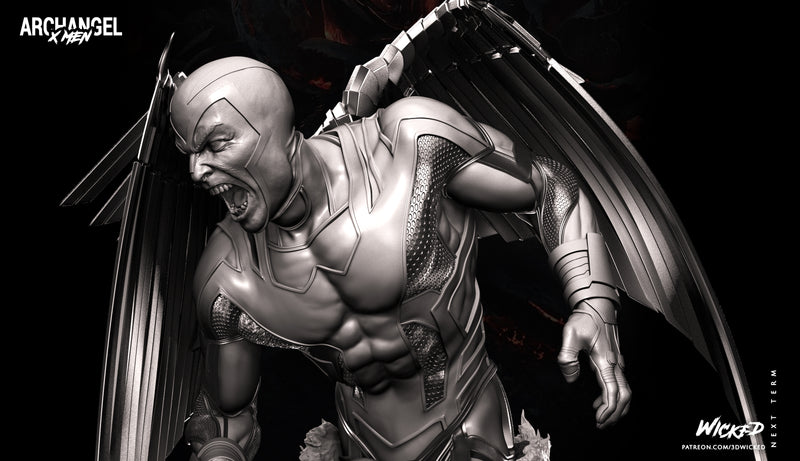 Archangel Bust resin bust kit view 3
