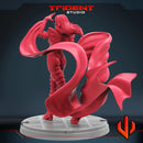 Emma Frost Phoenix Marvel MCP-compatible 40mm resin proxy miniature by Trident Miniatures - product image 3
