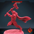 Thor Love And Thunder - Sculpt B Marvel MCP-compatible 40mm resin proxy miniature by Trident Miniatures - product image 3
