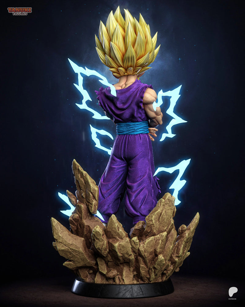 Gohan SSJ2 Resin Statue & Bust - Full Size view 3