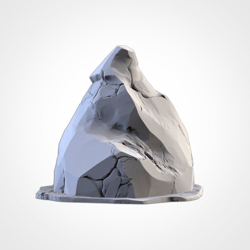Icebergs 3D printed terrain view 3