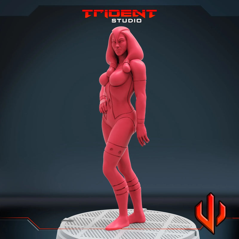 Jocasta Marvel MCP-compatible 40mm resin proxy miniature by Trident Miniatures - product image 3
