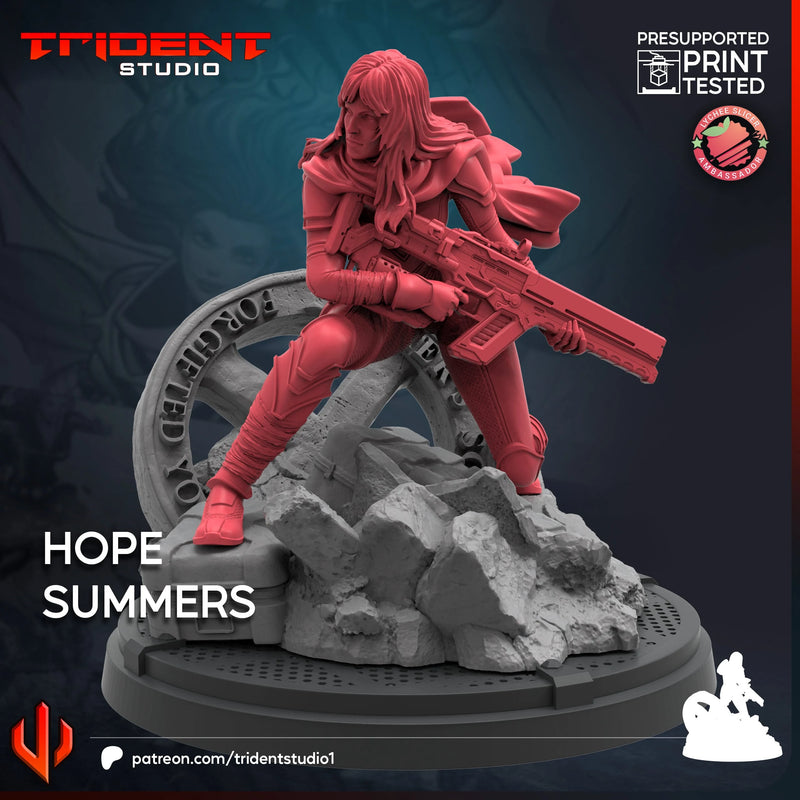 Hope Summers Marvel MCP-compatible 40mm resin proxy miniature by Trident Miniatures - product image 3