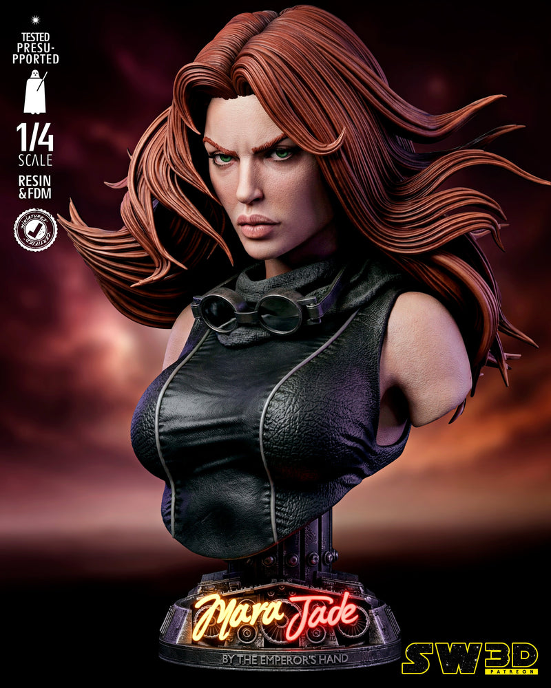 SW3D January 2026 Term Mara Jade Portrait Bust