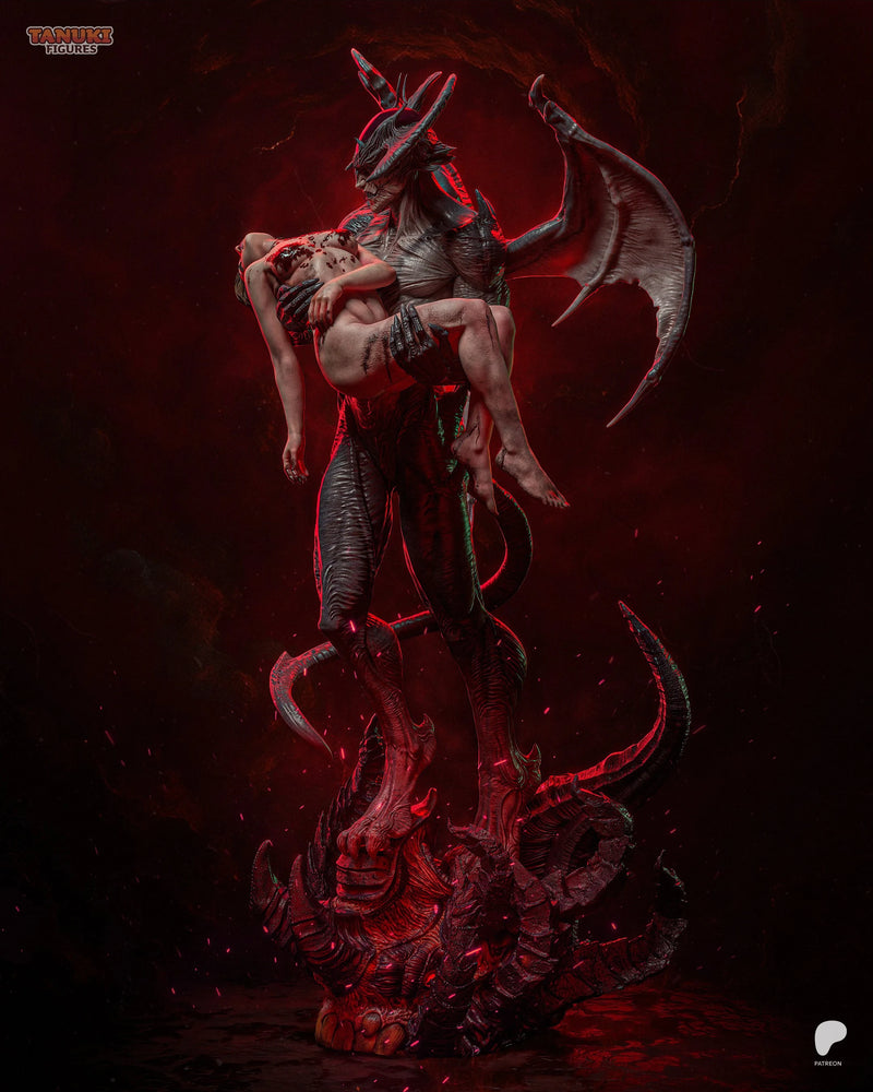 Devilman Resin Statue & Bust - Full Size view 3