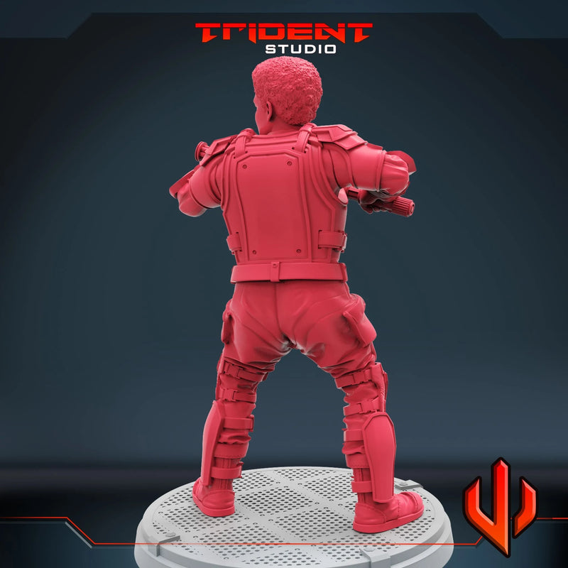 TVA Guard - Sculpt A Marvel MCP-compatible 40mm resin proxy miniature by Trident Miniatures - product image 3